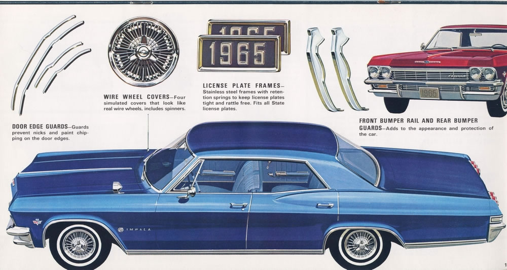 1965 Chevrolet Accessories Booklet Page 9